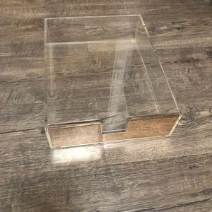Kate Spade Lucite Paper Tray